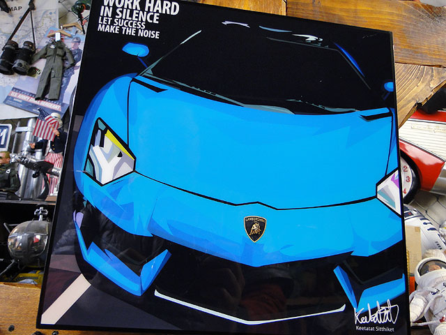 楽天最安値に挑戦 ランボルギーニ アヴェンタドールのポップアートフレーム アメリカ雑貨 アメリカン雑貨 インテリア グッズ 壁掛け 壁飾り レトロ ポスター おしゃれ かっこいい男の部屋 人気 壁面装飾 ウォールデコレーション 西海岸スタイル キータタット シティ