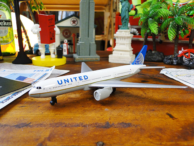 ユナイテッド航空のダイキャストモデルプレーン アメリカ雑貨 アメリカン雑貨 80 Off