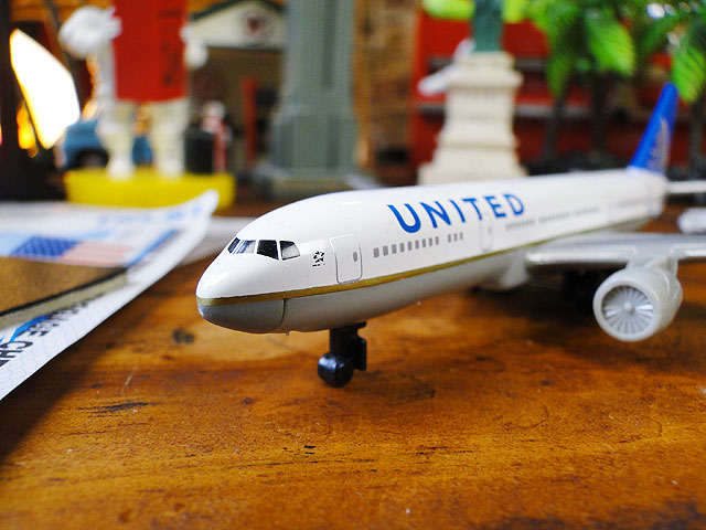 ユナイテッド航空のダイキャストモデルプレーン アメリカ雑貨 アメリカン雑貨 80 Off