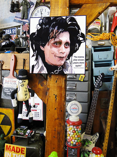 映画 シザーハンズ おしゃれ かっこいい男の部屋 アメリカン雑貨 アメリカ雑貨 インテリア エドワード グッズ ジョニー デップのポップアートフレーム ポスター レトロ 人気 壁掛け 壁面装飾 壁飾り 装飾 Sale 68 Off エドワード