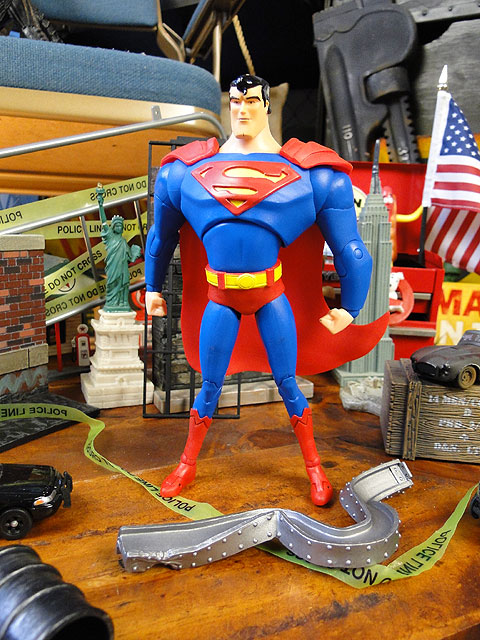 楽天市場 マクファーレントイズ Dcコミック スーパーマンの7インチアクションフィギュア アニメバージョン アメリカ雑貨通販キャンディタワー