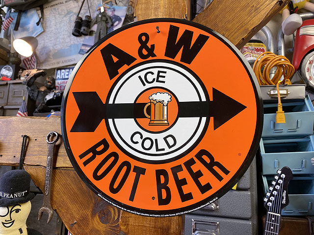 楽天市場】ブリキ看板 おしゃれ ルートビア A&W ROOT BEER