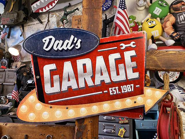 楽天市場】お父さんのガレージ ロードサイン U.S.ヘヴィースチール