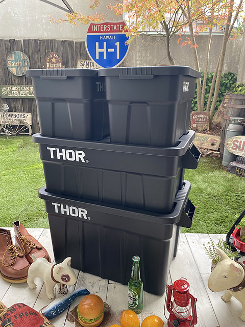 人気No.1/本体 トラスト ソーストレージコンテナ フタ付き THOR 75Lサイズ1個 53Lサイズ1個 22Lサイズ2個の合計4個セット  ブラック orchidiapharma.com