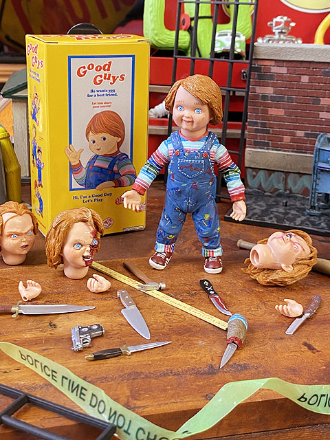 楽天市場】NECA チャッキー＆ティファニー 7インチ アクション