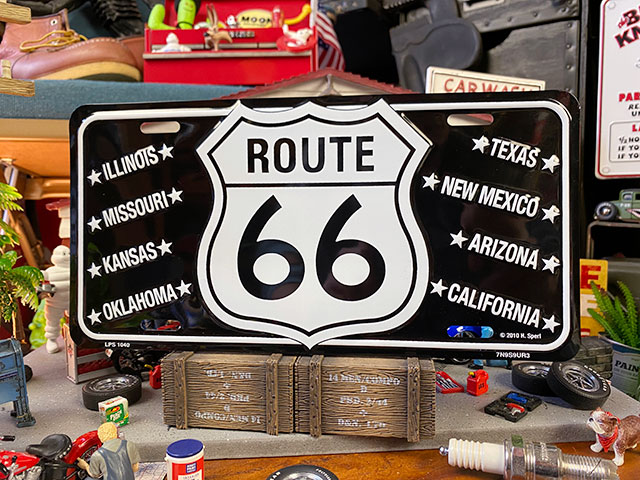 写真中央 ROUTE66 アメリカ雑貨 楽天市場】ルート66 ライセンスプレート （ウイングロゴ