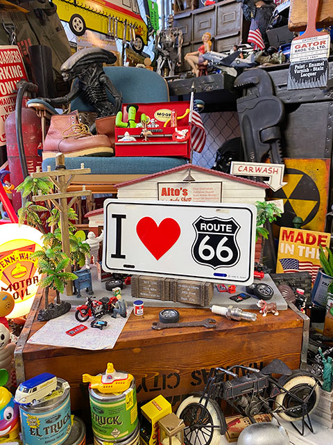 最大52％オフ！ ルート66のライセンスプレート I LOVE ROUTE66 moderndone.com