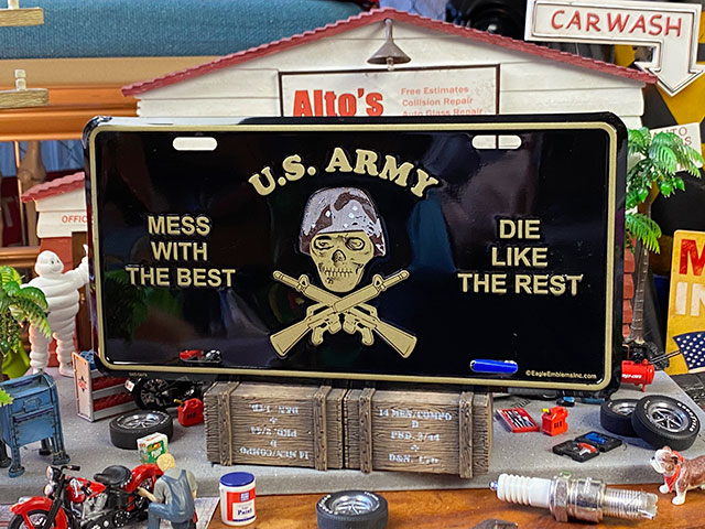 楽天市場】マッシュ ミリタリーライセンスプレート アメリカン雑貨