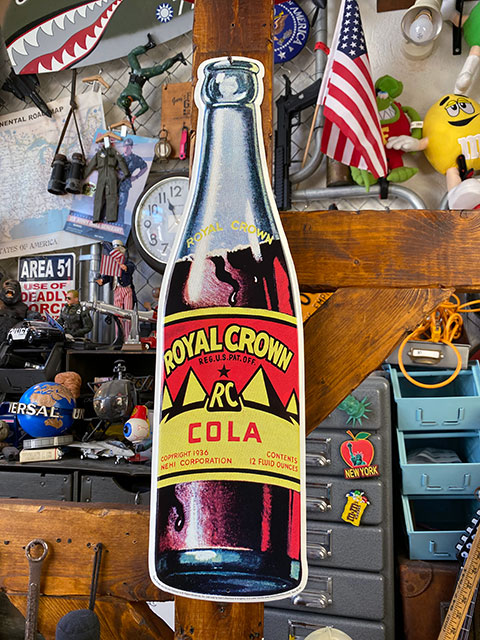 楽天市場】アメリカン雑貨 ブリキ看板 「ロイヤルクラウンコーラ ROYAL