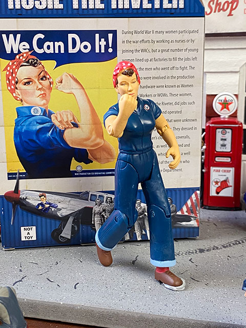 【楽天市場】We can do it! ロージー・ザ・リベッター フィギュア アメリカン雑貨 アメリカ雑貨 ミリタリーグッズ ミリタリー雑貨