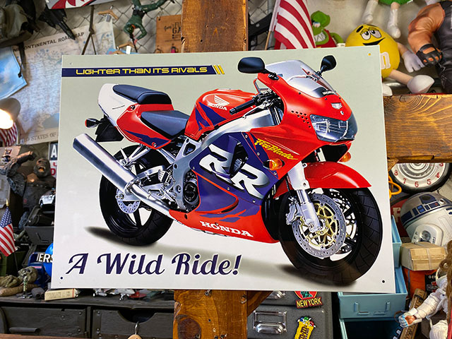 バイク　ブリキ 楽天市場】国産バイク ブリキ看板 （カワサキ ニンジャ ZX-9R