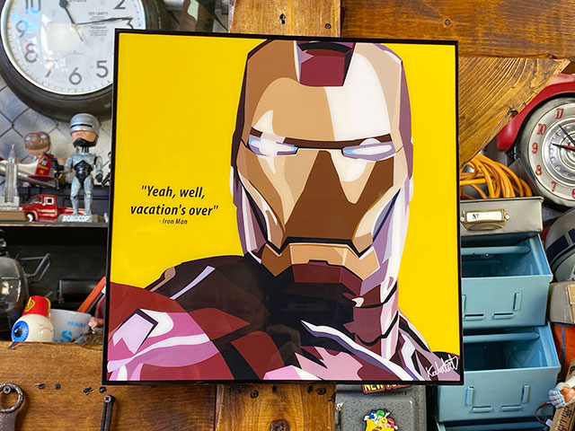 楽天市場】トニー・スターク アイアンマン ポップアートフレーム （I