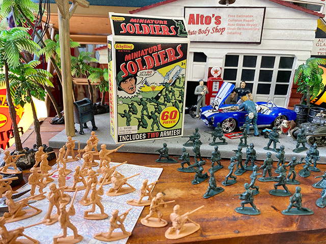 楽天市場】ソルジャー フィギュア 8体セット ミリタリー グリーン