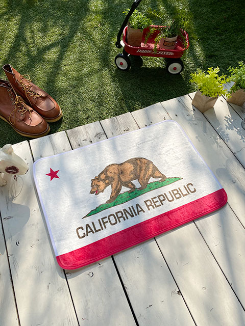 専門店 カリフォルニア州旗 コットンマット revecap.com