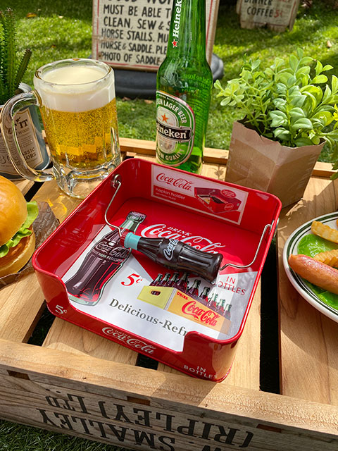 コカコーラ ペーパーナプキンケース・缶ボックス コカ・コーラ ペーパーナプキンホルダー （コンツアーボトル）の