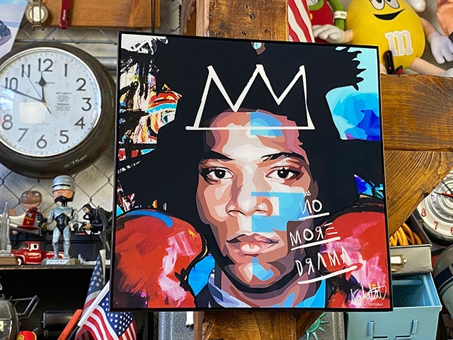 ジャン ミシェル バスキアのポップアートフレーム クラウンボクサー 日本最大のブランド