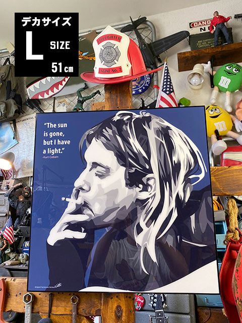楽天市場】カート・コバーン ポップアートフレーム （スモーキング