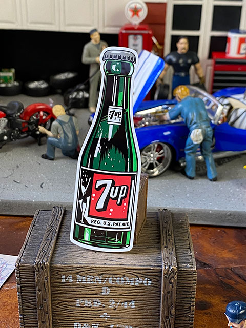 ヴィンテージ 1950-1960s セブンアップ 瓶ホルダー　アメリカ製　雑貨 ヴィンテージ 1950-1960s セブンアップ 瓶ホルダー アメリカ製 雑貨