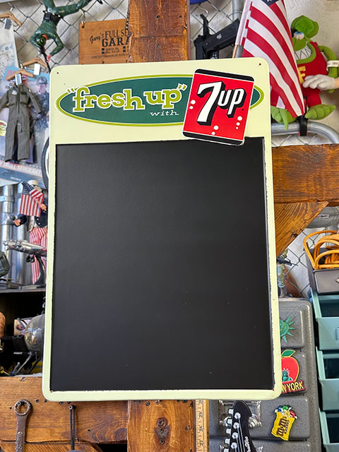 楽天市場】7UP セブンアップ チョークボードサイン （1970年代ドット