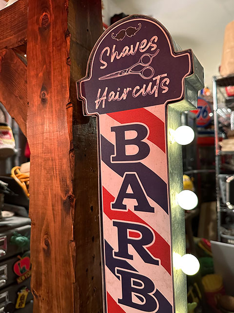 LED Sign アメリカンクラシック【BARBER SHOP】アメリカン雑貨 魅力の