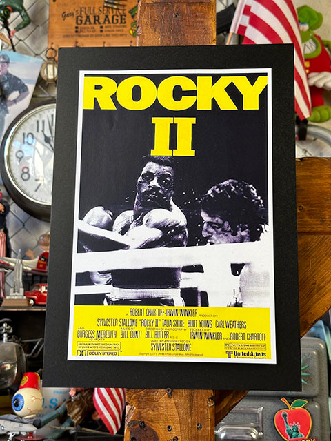 世界堂　額縁　映画「Rocky」ポスター付き 世界堂 額縁 映画「Rocky」ポスター付き Amazon.co.jp: ロッキー
