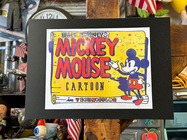 楽天市場】ハリウッドポスター #0240 ミッキーマウス No.12 クラシック