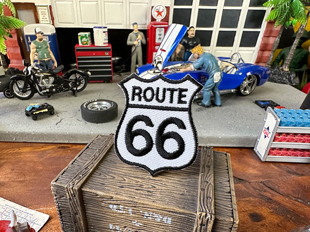 楽天市場】ルート66 ワッペン （ロードサイン/ROUTE US 66