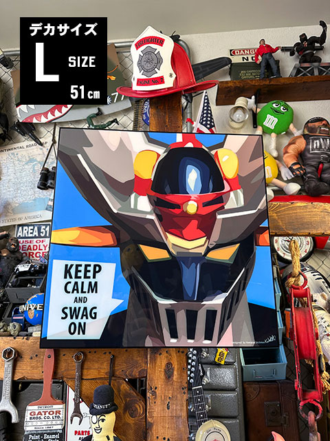 デカサイズ Lサイズ 51cm マジンガーZ ポップアートフレーム アメリカン雑貨 アメリカ雑貨 グッズ|アメリカ雑貨通販キャンディタワー