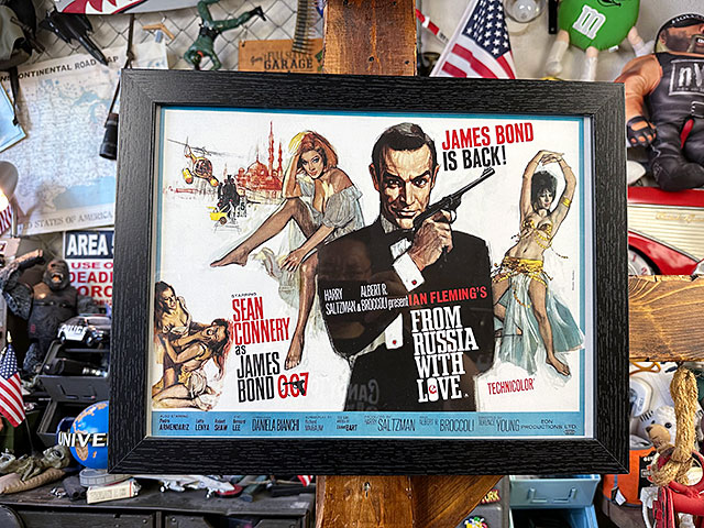 楽天市場】007 ショーンコネリー版ジェームスボンド 映画ポスター 軽量