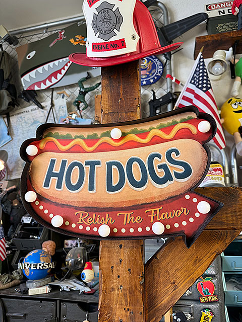 楽天市場】送料無料！！【現品処分！！】ネオンサインHOT DOG