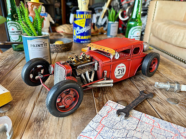 楽天市場】フォード1950年ヴィンテージクラシックカーモデル赤と