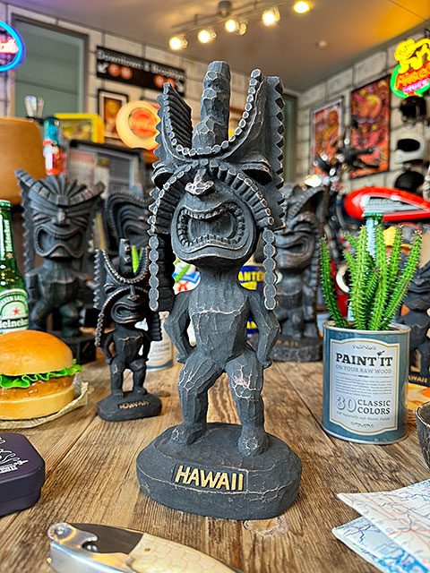 楽天市場】ハワイの神様 ティキ レジン製オブジェ Mサイズ （ウィナー