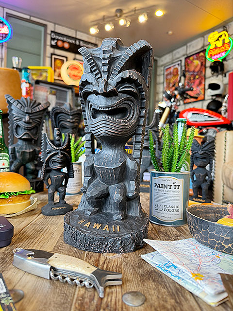 楽天市場】ハワイの神様 ティキ レジン製オブジェ Sサイズ （マネー