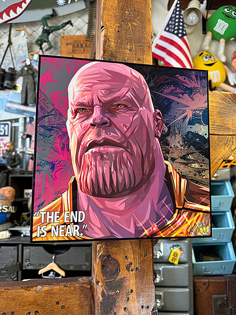 スティーブカフマン キャプテンアメリカ アベンジャーズメンバー！ポップアート CAPTAIN AMERICA & IRONMAN (1) キャプテン アメリカ アイアン