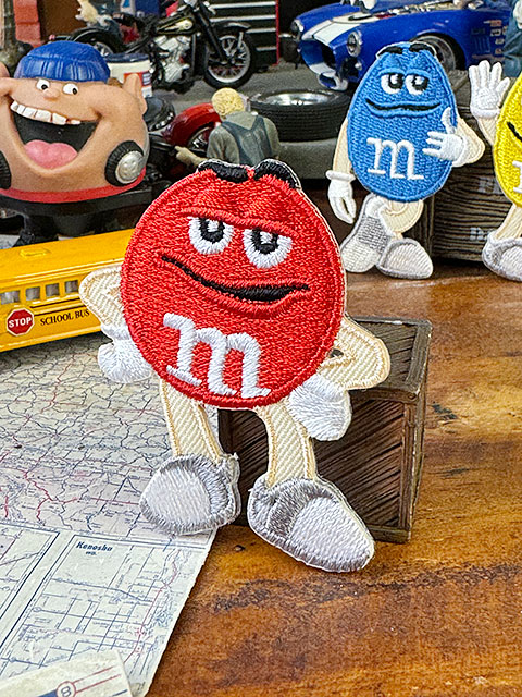 楽天市場】M&M's キャラクターワッペン ミニサイズ （オレンジ） 単品