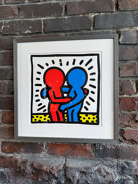 限定額装品/キース・ヘリング/Untitled Keith Haring キース・ヘリング 額装ポスター Untitled (DJ