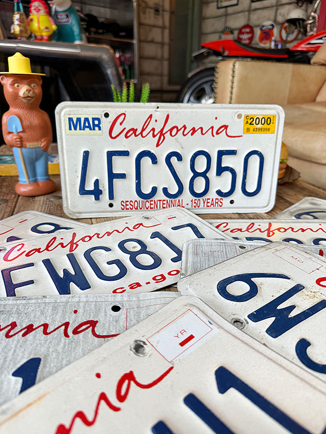 楽天市場】海外直輸入USED品 カリフォルニア ナンバープレート