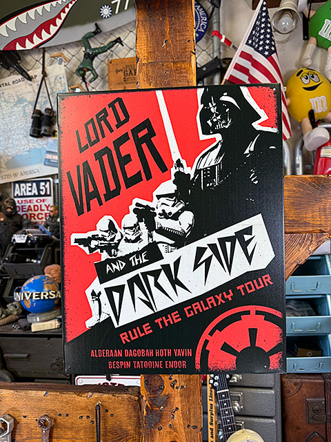 スターウォーズ看板 スターウォーズ ダースベイダー シスロード ブリキ看板の通販