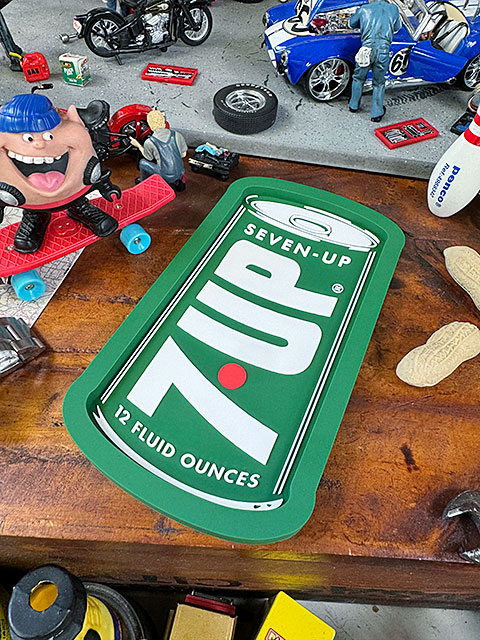 楽天市場】7UP セブンアップ ラバートレイ （ロゴ） アメリカン雑貨