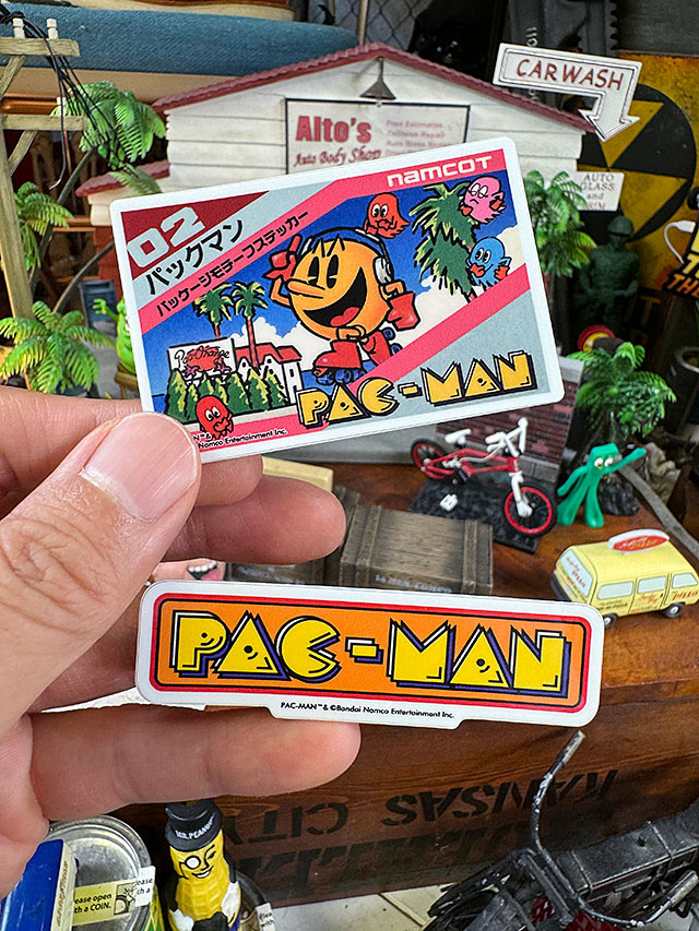 楽天市場】ナムコ オフィシャル ステッカー ディグダグ （ゲーム画面