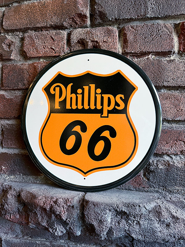 楽天市場】フィリップス66 ブリキ看板 （シールドシェイプ