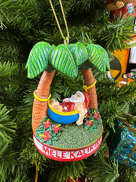 楽天市場】ハワイアン クリスマスオーナメント （サップサンタ
