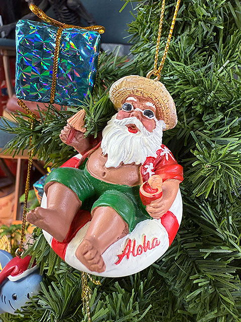 楽天市場】ハワイアン クリスマスオーナメント （ハンモックサンタ