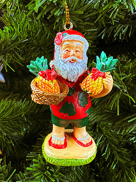 楽天市場】ハワイアン クリスマスオーナメント （ハンモックサンタ
