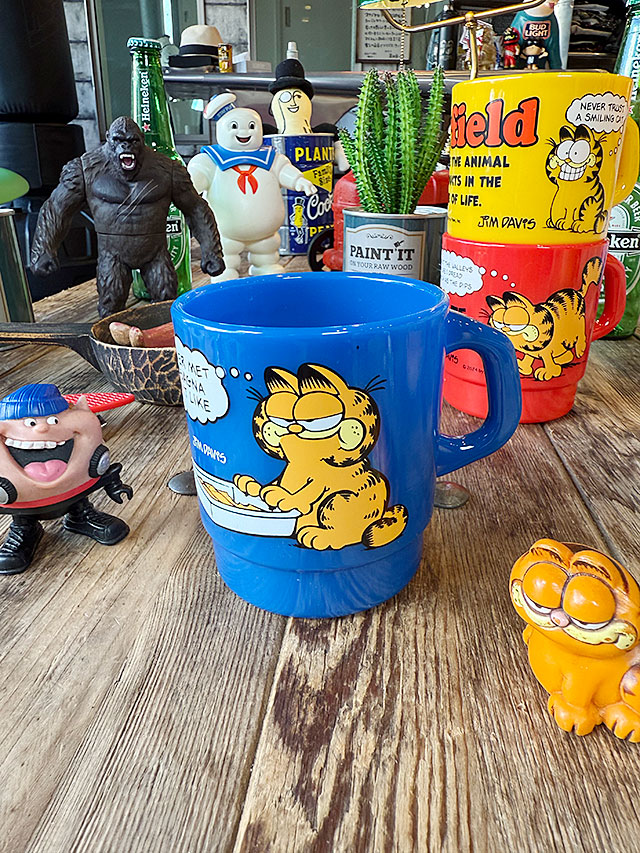 【楽天市場】ガーフィールド スタッキングマグ 330ml （ブルー） プラスチック製マグカップ アメリカン雑貨 アメリカ雑貨 キャラグッズ