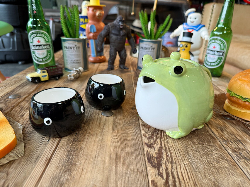 楽天市場】アニマル ティーフォーツー カエル ポット＆カップセット