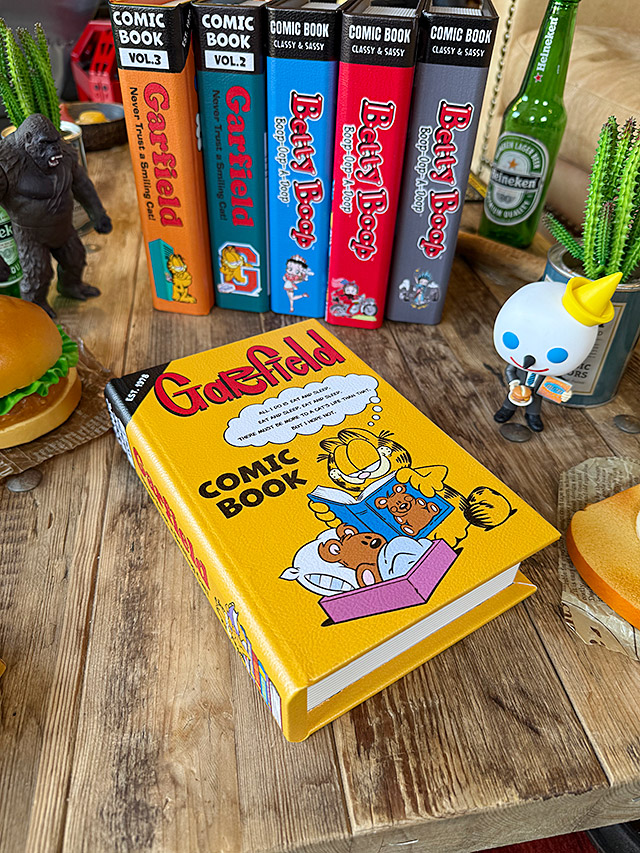 楽天市場】ガーフィールド コミック ブックボックス （オレンジ