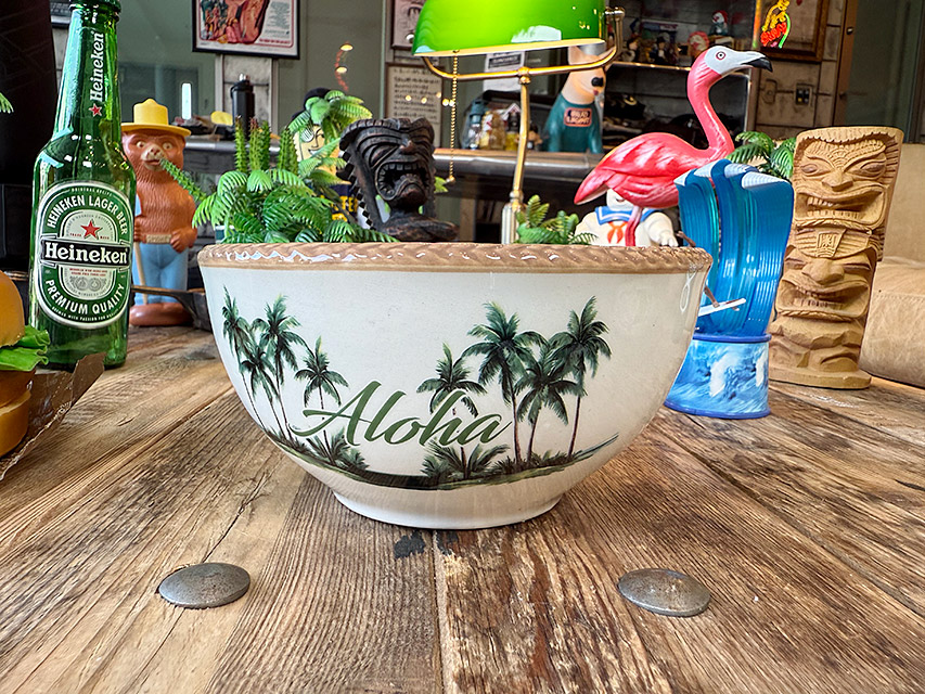 ★専用です★ハワイアン ビンテージ 食器 セット ハンドメイド スカンジナビア 楽天市場】ハワイアン パームツリー プレート＆ボウル＆マグカップ （3