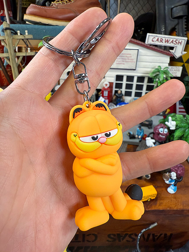 【Z003】80s.ガーフィールド フィギュア 人形 アメリカ雑貨 I ♡ GARFIELD】【USAヴィンテージ TOY】 Garfield