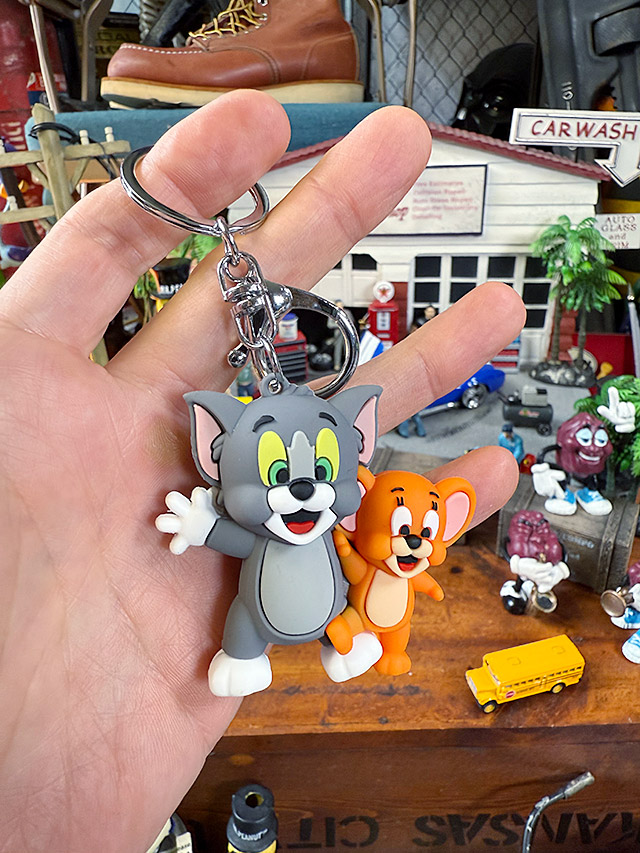 楽天市場】トムとジェリー PVCフィギュア キーホルダー （2個セット